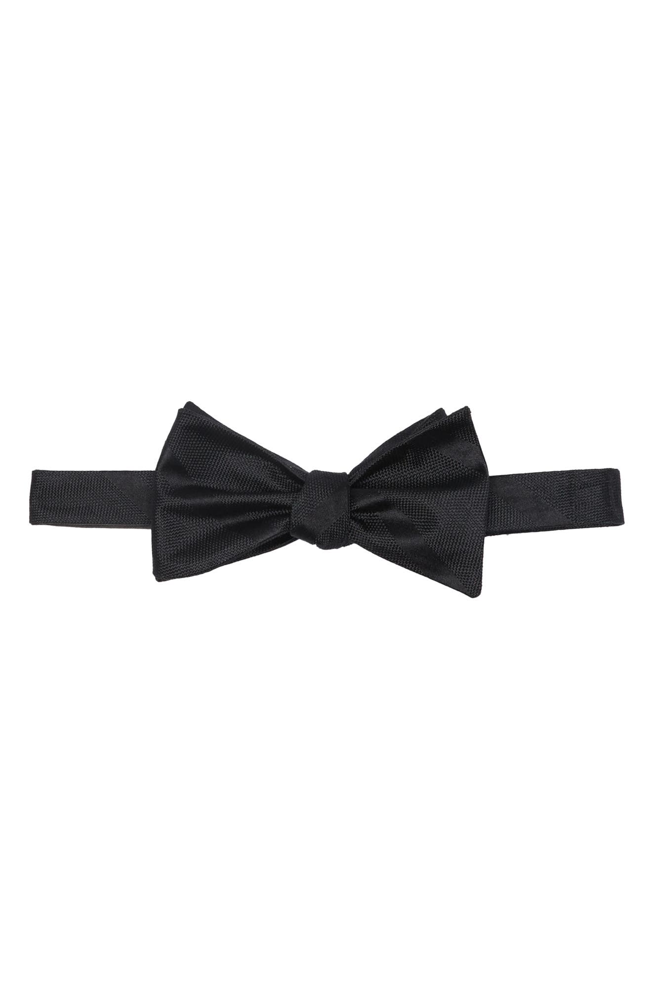 Details about / $125 Tommy Hilfiger Mens Solid Green Silk Bow Tie Classic Adjustable Bowtie